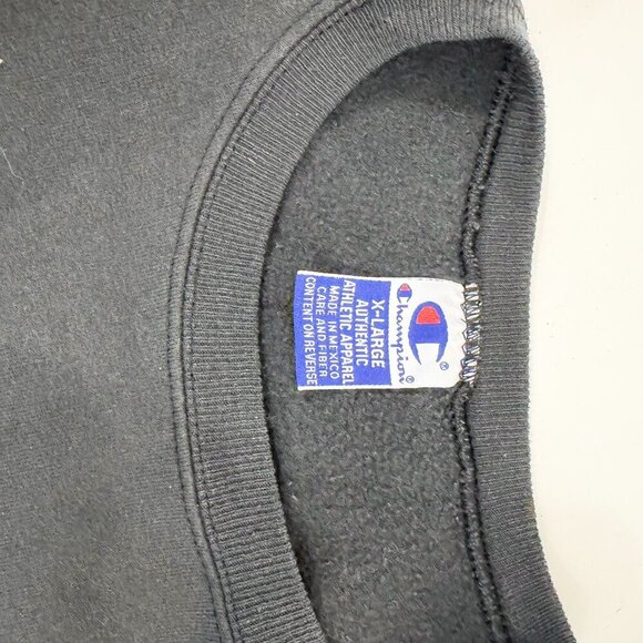 VINTAGE MEDIUM LARGE CHAMPION CREW NECK WITH LOGO - Picture 4 of 11
